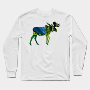 Nature Moose Long Sleeve T-Shirt